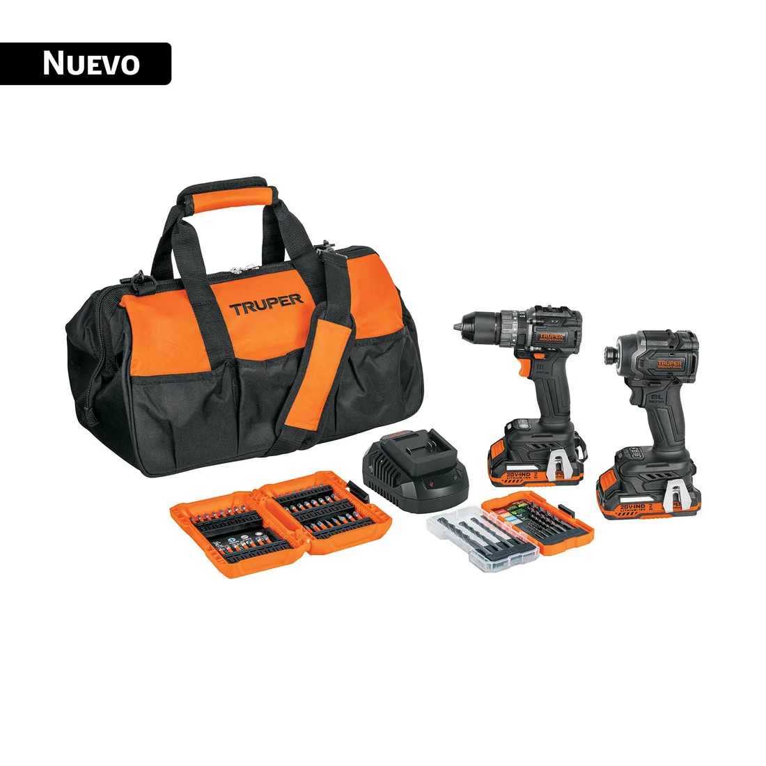 Combo rotomartillo/dest + dest/impacto, 20V, INDUSTRIAL