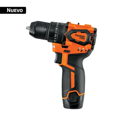 Rotomartillo/destornillador 3/8', 12V, 1 batería 2 Ah, PRO