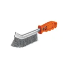 Cepillo de alambre curvo de acero al carbono, TRUPER 1