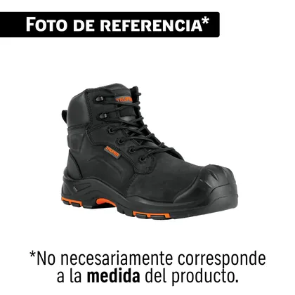 Bota de seguridad negra, #24 casquillo de aramida, TRUPER