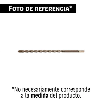 Broca para concreto de 1/2 x 12' en blíster, TRUPER