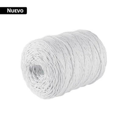 Rollo de rafia de 562 m color blanco calibre 8 g/m, FIERO