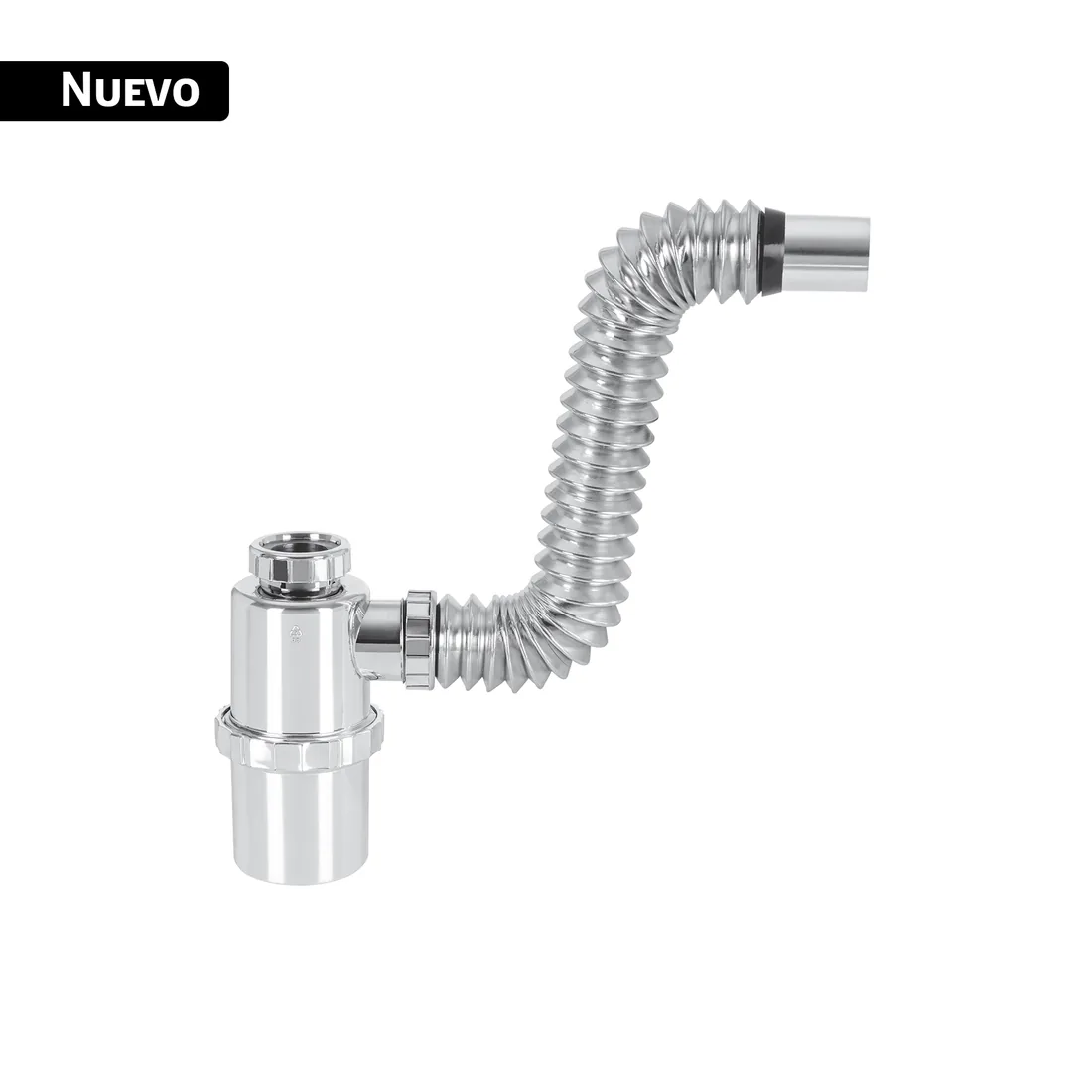 Céspol de bote de ABS cromado,para lavabo o fregadero,FOSET