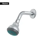 Regadera redonda 2-1/2' con brazo y chapeton ABS, BASIC 1