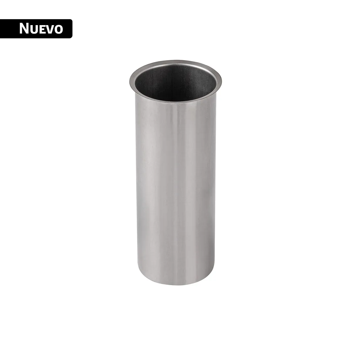 Casquillo de acero inoxidable para contracanasta,10cm,1-1/2'