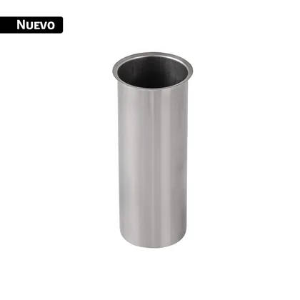 Casquillo de acero inoxidable para contracanasta,10cm,1-1/2'