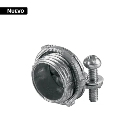 Conector recto 1/2' para cable de uso rudo, VOLTECK