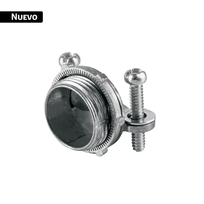 Conector recto 3/4' para cable de uso rudo, VOLTECK