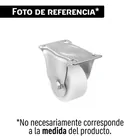 Rodaja de polietileno 2 1/2' placa fija con balero, FIERO 1