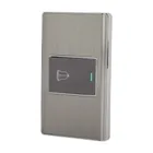Placa armada acero 1 interruptor de timbre 1.5 mód, Lisboa 1
