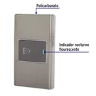 Placa armada acero 1 interruptor de timbre 1.5 mód, Lisboa 2
