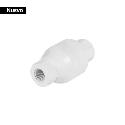 Válvula check de PVC 1/2' roscable, FOSET