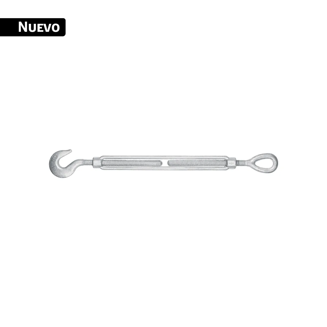 Tensor de acero forjado 5/8x12' ojo-gancho,galvanizado FIERO
