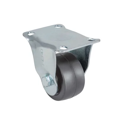 Rodaja hule 2-1/2' placa fija con buje, carga 50kg, FIERO