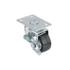 Rodaja hule 2-1/2', placa giratoria con freno, balero, 50kg 1