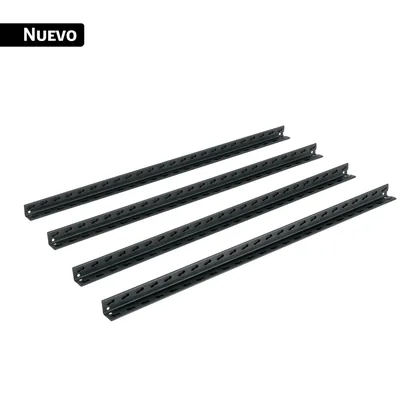 Juego de 8 postes de 90 cm para estante metálico