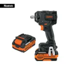 Llave de impacto 1/2' 20V, 650Nm, 2 baterías 4Ah, INDUSTRIAL 1