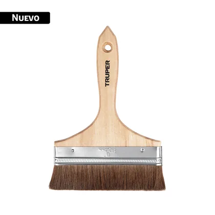 Brocha pelo de camello de 6' con mango de madera, TRUPER