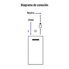 Placa armada negra 1 interruptor 1.5 módulos, Lisboa 4