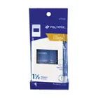 Placa blanca de 1 ventana 1.5 módulos, línea Lisboa, VOLTECK 4