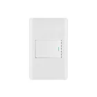 Placa armada blanca 1 interruptor 1.5 módulos, Lisboa 1