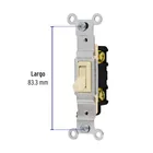 Interruptor vertical de palanca, Standard, marfil, VOLTECK 2