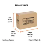 Carda circular 6' alambre trenzado, eje 5/8'-11, TRUPER 6