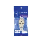 Contacto sencillo, cara de chino,  Standard, marfil, VOLTECK 3