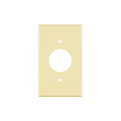 Placa de ABS para contacto redondo, Standard, marfil