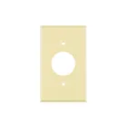 Placa de ABS para contacto redondo, Standard, marfil 1