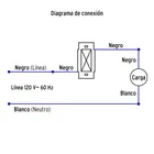 Atenuador de luz giratorio, Standard, blanco, VOLTECK 3
