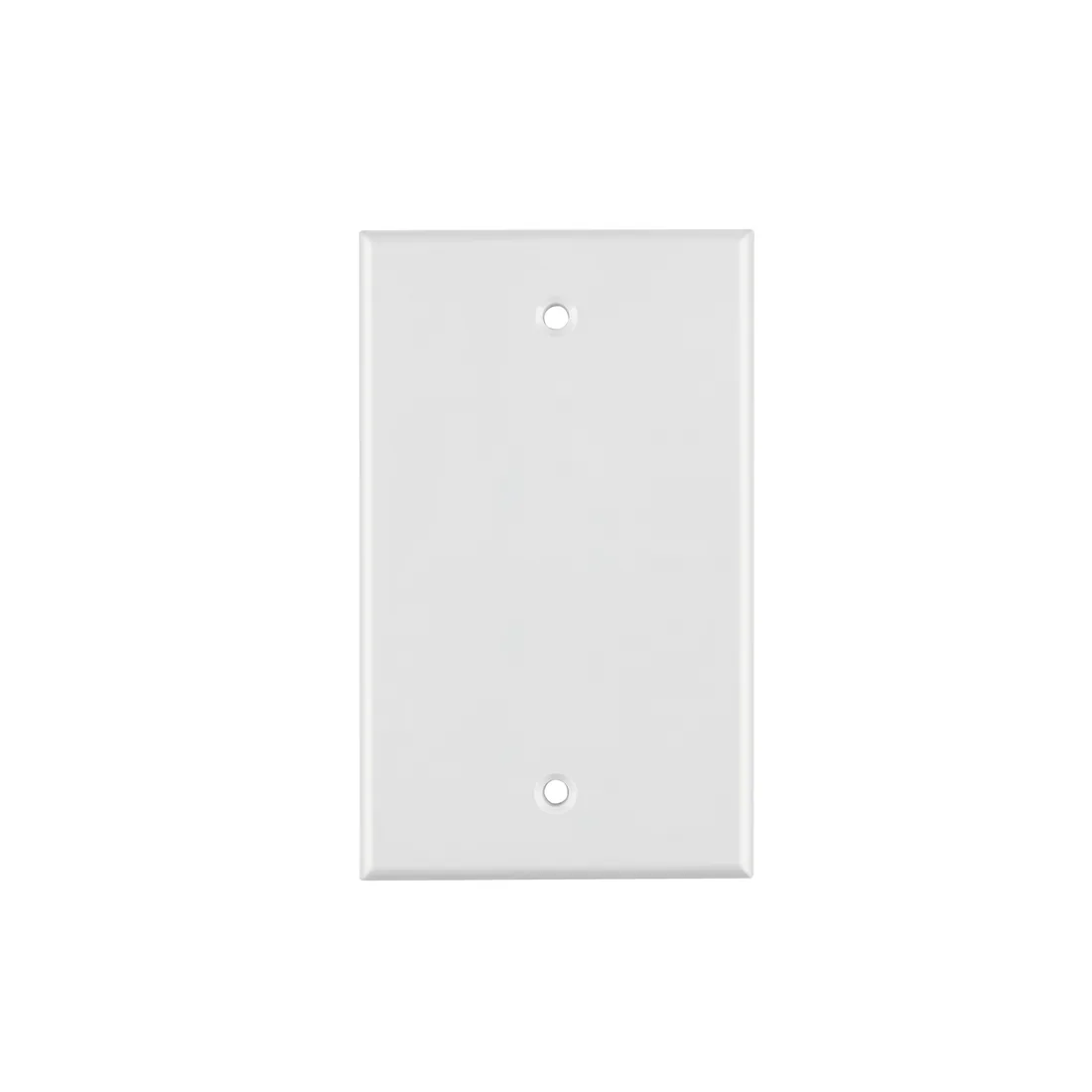 Placa de ABS ciega, Standard, blanco, VOLTECK
