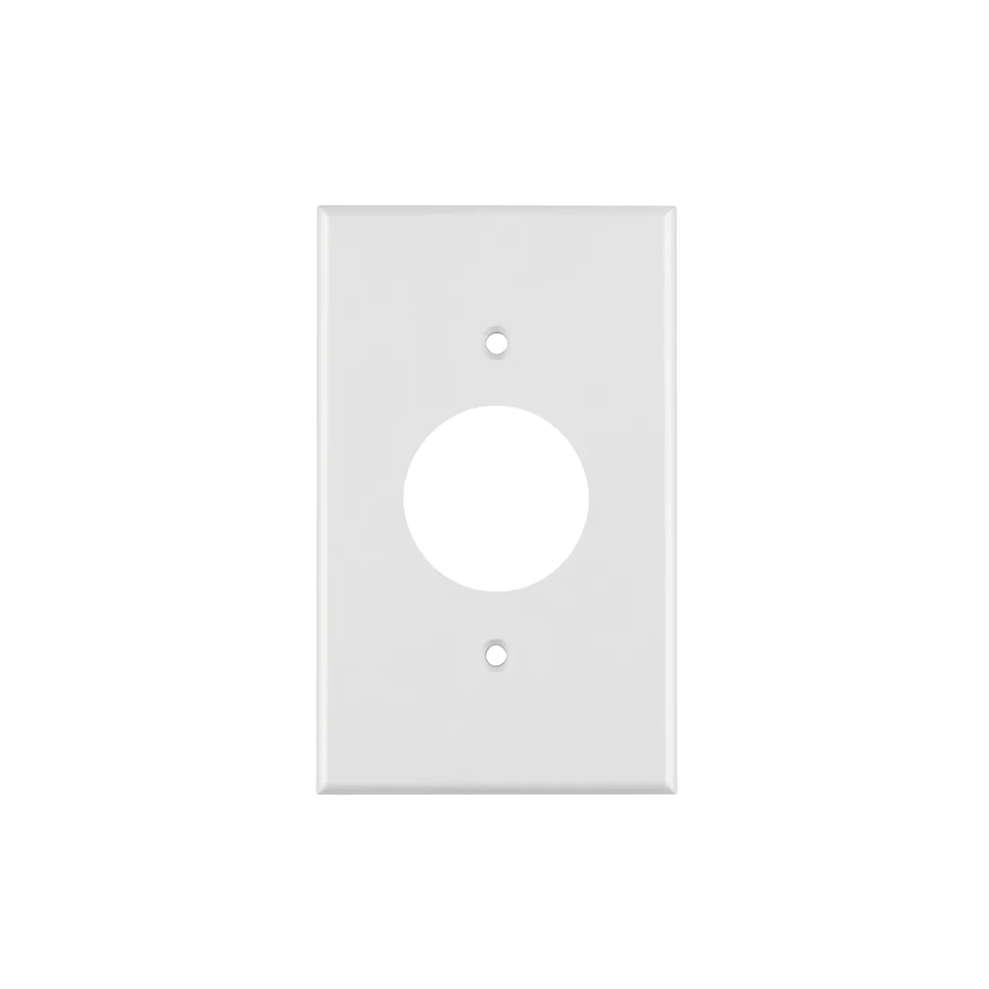 Placa de ABS para contacto redondo, Standard, blanco