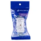 Interruptor dúplex de palanca, Standard, blanco, VOLTECK 3