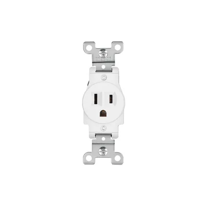 Contacto sencillo, 2 polos 3 hilos, Standard, blanco