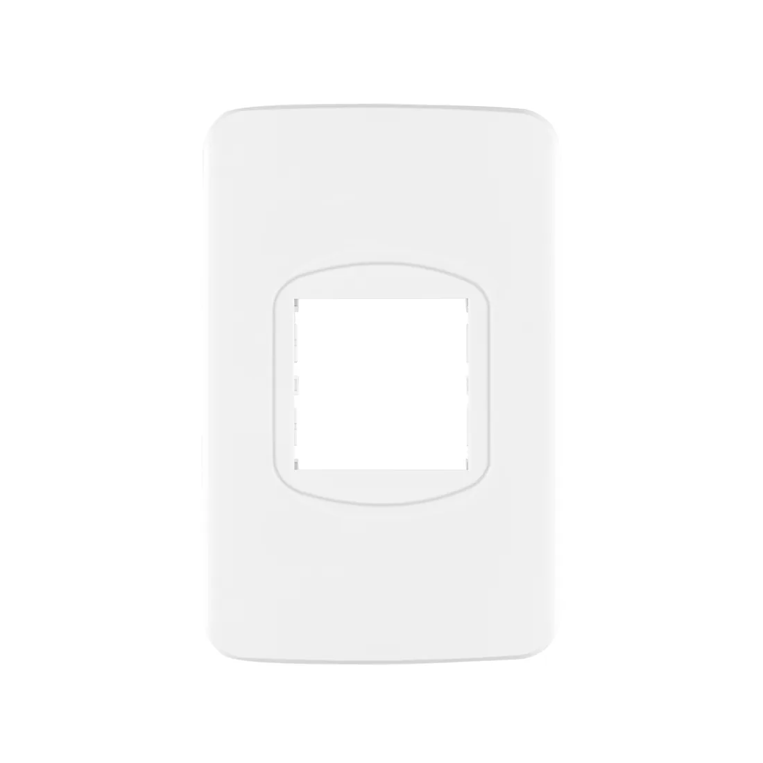 Placa de 1 ventana 1.5 módulos, línea Toledo, BASIC