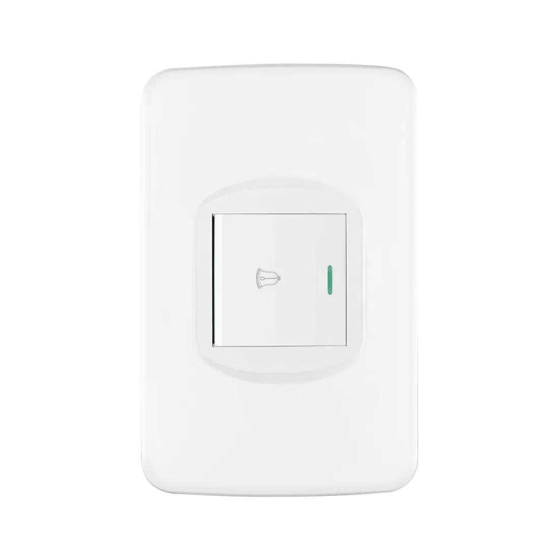 Placa armada 1 interruptor de timbre 1.5 módulos, Toledo
