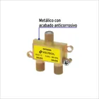 Divisor coaxial de 1 entrada y 2 salidas, VOLTECK 2