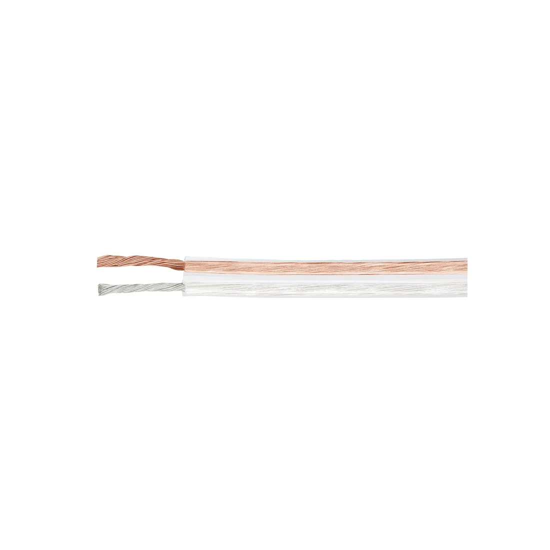 Rollo de 100 m cable polarizado transparente p/bocina 18 AWG