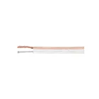 Rollo de 100 m cable polarizado transparente p/bocina 18 AWG 1