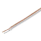 Rollo de 100 m cable polarizado transparente p/bocina 18 AWG 3
