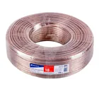 Rollo de 100 m cable polarizado transparente p/bocina 18 AWG 5