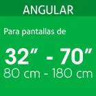 Soporte para pantallas de 32' a 70' con inclinación, VOLTECK 4