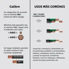Metro de cable uso extra rudo 2 x 14 AWG en rollo de 100 m 4