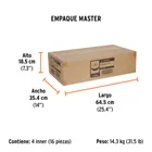 Carda copa 5' alambre trenzado grueso, eje 5/8'-11, TRUPER 7