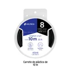 Carrete con 10 m de cable THHW-LS 8 AWG negro, VOLTECK 4