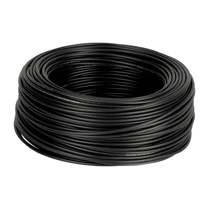 Rollo de 100 m de cable THHW-LS 12 AWG negro, VOLTECK