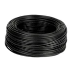 Rollo de 100 m de cable THHW-LS 12 AWG negro, VOLTECK 1