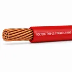 Rollo de 100 m de cable THHW-LS 8 AWG rojo, VOLTECK 2