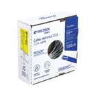 Rollo de 100 metros de cable THW CCA 12 AWG blanco, BASIC 3